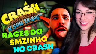 😡OS MAIORES RAGES DO SMZINHO NO CRASH / smzinho, react eukatie