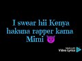 raplord kagame new song. (official lyric video)