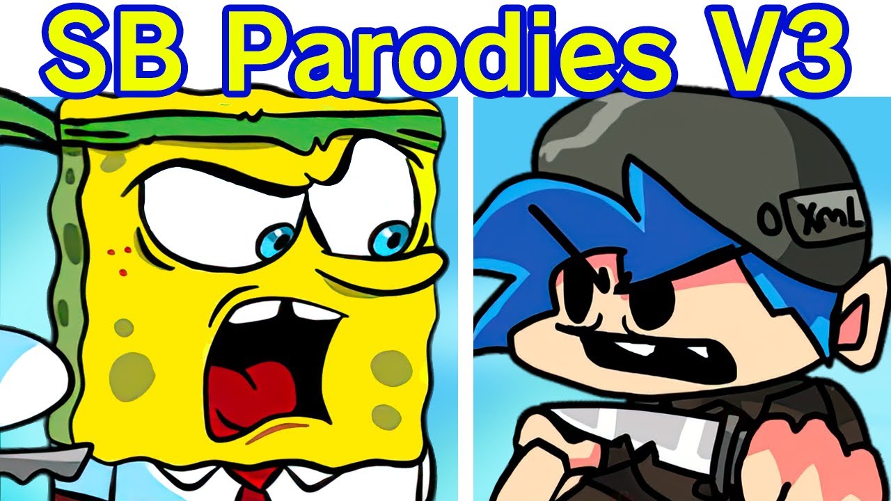 Friday Night Funkin' VS Spongebob Parodies V3 FULL WEEK + References ...