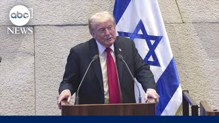 Netanyahu advisor says Trump’s Knesset speech was ‘an extraordinary event’
