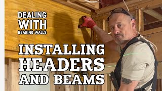 Installing a Header or Beam | Bearing Walls
