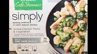 Healthy Choice Café Steamers Simply Grilled Chicken Pesto \u0026 Vegetables Review