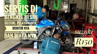 servis GSX R150, makin kenceng. mahal..??