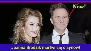 Joanna Brodzik martwi się o synów! Nie takiej przyszłości chciałaby dla nich!