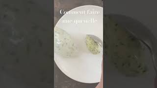 上手なクネルの仕方/Comment aire une quenelle/How to make a good quenelle.    #shorts