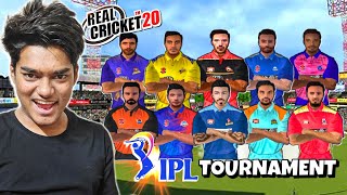 "IPL TOURNAMENT"🏆 in REAL CRICKET 20!