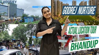 Godrej  Properties Bhandup | Actual Location Tour | Godrej Nurture Bhandup West