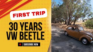 First Trip In 30 Years 1971 VW Beetle Saved From House Fire