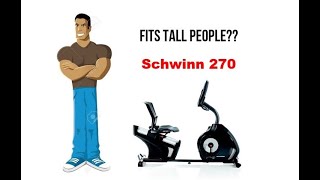 How Schwinn 270 fits if you’re Tall or short