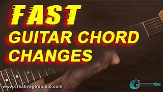 GUITAR TECHNIQUE: Fast Guitar Chord Changes