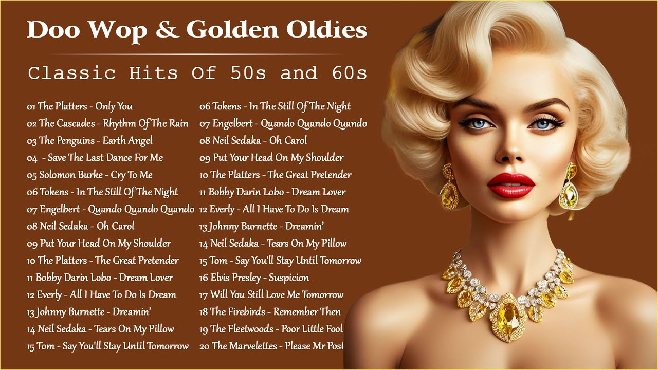 Classic Hits Of 50s And 60s 💖 Doo Wop & Golden Oldies Music Collection ...