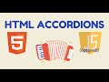 How to Make HTML Accordions With and Without JavaScript