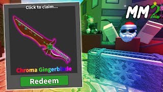 Murder Mystery 2 How To Craft Ginger Luger Christmas Event - details about roblox murder mystery 2 mm2 gingerblade