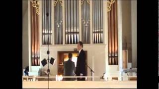 Glenn Bengtsson sings Libera me from Fauré's Requiem in Riseberga 2010