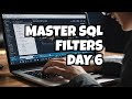 Master SQL WHERE Clause: Filter Data Like a Pro | SQL for Beginners (Day 6)