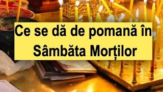 Ce se dă de pomană în Sâmbăta Morților pe 22 februarie Moşii de iarnă 2025.