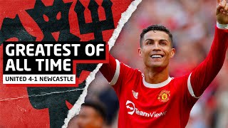 Cristiano Ronaldo - Greatest Of All Time  | Manchester United 4-1 Newcastle | Post-Match Review