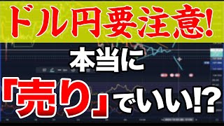 【ドル円トレード要注意！】「売り」の最新予想は本当なのか!?個人トレーダーは特に気をつけろ！【FX】