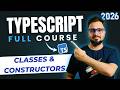 TypeScript Tutorial #42 - Classes & Constructors in TypeScript