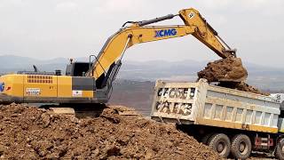 รีวิว ใหญ่ทั้งคู่ รถขุด XCMG XE370CA XE490D จัดเต็มอุ้ม excavator EP.5656