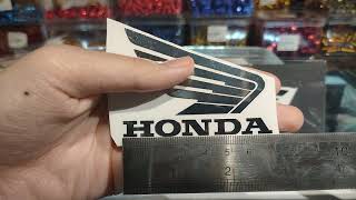 สติ๊กเกอร์ Honda ปีกนก