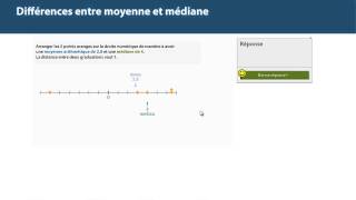 Exercice - différences entre moyenne et médiane