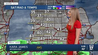 Friday Late PM Forecast: Decreasing clouds. cold overnight