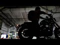 hyosung aquila gv300s bobber motorcycle sound in underground parking