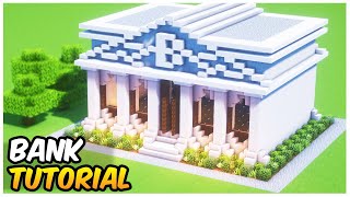 Minecraft: How to Build a Bank | Easy Minecraft Tutorial
