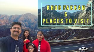 6 Places to visit in Khor Fakkan | Suchithra Shaji | Travel vlog | Dubai