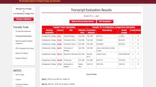 ARTSYS Tutorial - Transfer Evaluations Part II Course Evaluation