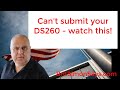 DV Lottery | Can't submit your DS260? Watch this video!