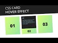 CSS Card Hover Effects | Html & CSS | csPoint Web Designing Tutorials