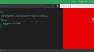 First WebVR using A-Frame