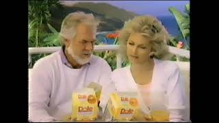 Dole Paradise Fruits with Kenny \u0026 Mrs. Rogers - 1989 Vintage Commercial