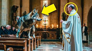 Wolf Approaches Priest During Service—The Reason Brings Everyone to Tears