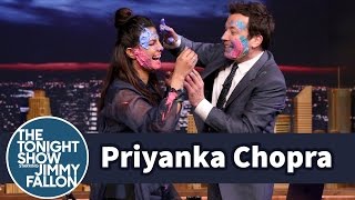 Priyanka Chopra and Jimmy Celebrate Holi with a Messy Paint Fight