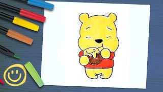 HOW TO DRAW Winnie the Pooh | КАК НАРИСОВАТЬ Винни Пуха