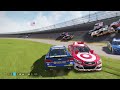 huge crash forza motorsport 6 nascar expansion