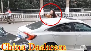 Road rage erupts into an argument over street parking!  Road Rage, Car Crash #66 [China Dashcam]