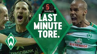 TOP 5 Last-Minute-Tore SV Werder Bremen: Torsten Frings & Zlatko Junuzovic