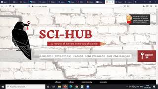 Scihub removing barriers  in the way of science