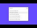 Search Bar with Auto-complete Search Suggestions using HTML CSS & JavaScript