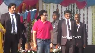 Sachin Tendulkar in Nellore Krishna Patnam Port