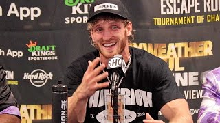 LOGAN PAUL'S FULL POST FIGHT PRESS CONFERENCE VS FLOYD MAYWEATHER JR