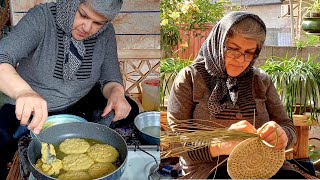 iran village life:🛖 wall hanging craft ideas/ secret of making coco Delicious traditional rural😍🤩😋😋😋