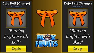 How To Get Orange Dojo Belt in Blox Fruits | Dojo Trainer Diplomacy Quest