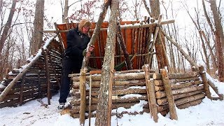 Winter Bushcraft Basecamp