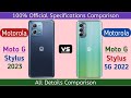 Motorola Moto G Stylus 2023 Vs Motorola Moto G Stylus 5G 2022