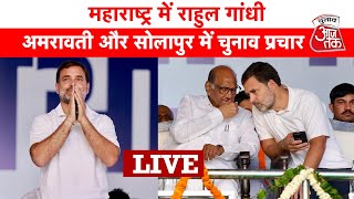 LIVE: Maharashtra के Amravati में Rahul Gandhi की जनसभा, उमड़ी जबरदस्त भीड़ | Loksabha Election 2024